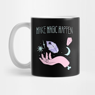 Make Magic Happen Witchcraft Wicca Mug